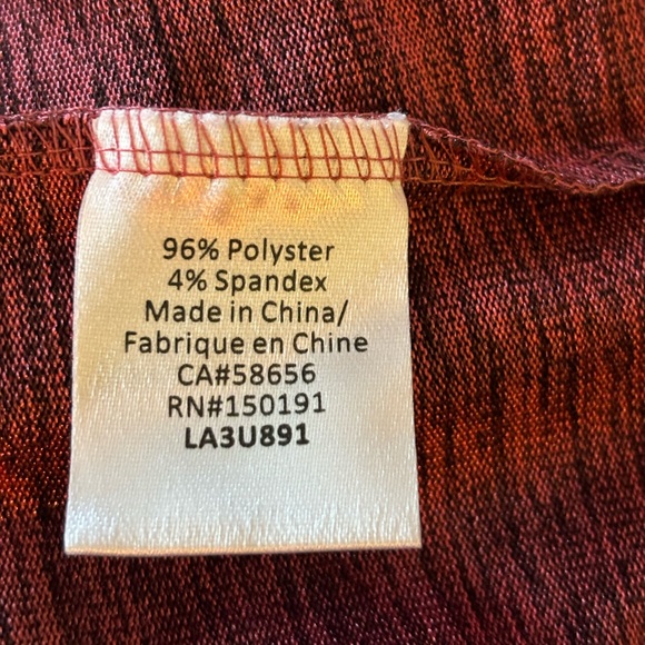 NWT Lava Women’s long sleeve top. Size Large - Picture 4 of 6